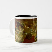 Belshazzar's feast tweekleurige koffiemok (Voorkant links)