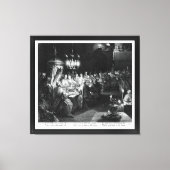 Belshazzar's feest door Engraver Jan Muller Canvas Afdruk (Voorkant)