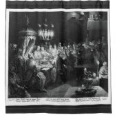 Belshazzar's feest door Engraver Jan Muller Douchegordijn (Voorkant)