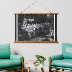 Belshazzar's feest door Engraver Jan Muller Hangend Wandkleed