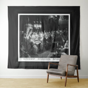 Belshazzar's feest door Engraver Jan Muller Wandkleed