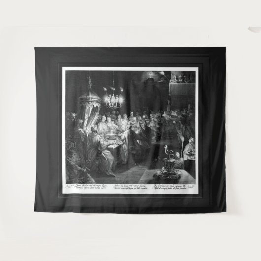 Belshazzar's feest door Engraver Jan Muller Wandkleed (Voorkant (horizontaal))