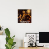 Belshazzars Feest & Rembrandt Quote Poster (Thuiskantoor)