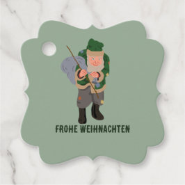 Belsnickel Frohe Weihnachten naar Van Bedankjes Labels