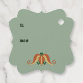 Belsnickel Frohe Weihnachten naar Van Bedankjes Labels (Achterkant)