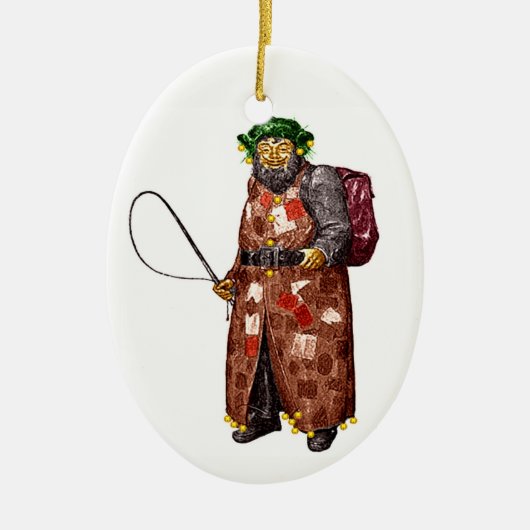 Belsnickel Keramisch Ornament (Voorkant)