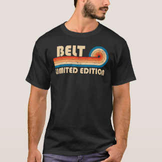 BELT Achternaam Retro Vintage 80s 90s Verjaardagsr T-shirt
