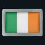 Belt Buckle met vlag Ierland Gesp<br><div class="desc">Elegant Belt Buckle met vlag van Ierland. Dit product is aanpasbaar.</div>