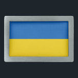 Belt Buckle met vlag Oekraïne Gesp<br><div class="desc">Elegant Belt Buckle met vlag van Oekraïne. Dit product is aanpasbaar.</div>