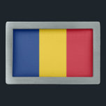 Belt Buckle met vlag Roemenië Gesp<br><div class="desc">Elegant Belt Buckle met vlag van Roemenië. Dit product is aanpasbaar.</div>
