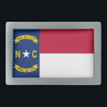Belt Buckle met vlag van de staat North Carolina Gesp<br><div class="desc">Elegant Belt Buckle met vlag van North Carolina. Verenigde Staten van Amerika. Dit product is aanpasbaar.</div>