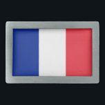 Belt Buckle met vlag van Frankrijk Gesp<br><div class="desc">Verhoog uw accessoire-collectie met onze exclusieve riemgesp met de vlag van Frankrijk! Deze gesp is gemaakt met nauwgezette aandacht voor detail en is niet alleen een functioneel item; het is een viering van de Franse cultuur en erfgoed. Het levendige ontwerp toont prominent de iconische Franse vlag, waardoor deze gesp een...</div>