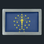Belt Buckle met vlag van Indiana-staat Gesp<br><div class="desc">Elegant Belt Buckle met vlag van Indiana. Verenigde Staten van Amerika. Dit product is aanpasbaar.</div>