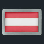 Belt Buckle met vlag van Oostenrijk Gesp<br><div class="desc">Voeg een gedurfde verklaring toe aan uw outfit met onze exclusieve riemgesp met de vlag van Oostenrijk! Deze gesp is gemaakt met nauwgezette aandacht voor detail en is meer dan alleen een functioneel accessoire; het is een viering van het culturele erfgoed van Oostenrijk en een unieke manier om uw trots...</div>