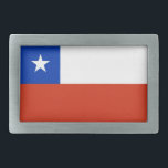 Belt gesp met vlag van Chili<br><div class="desc">Voeg een onderscheidende flair toe aan je outfit met onze exclusieve riemgesp met de vlag van Chili! Deze gesp is gemaakt met nauwgezette aandacht voor detail en is meer dan alleen een accessoire; het is een viering van je liefde voor Chili en een stijlvol statement-stuk. Het levendige ontwerp toont prominent...</div>