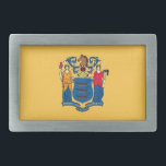 Belt gesp met vlag van de staat New Jersey<br><div class="desc">Laat uw New Jersey trots zien met een stijlvolle en onderscheidende gesp met de vlag van New Jersey! Ontworpen om functionaliteit te combineren met een vleugje trots van de staat, is deze riemgesp meer dan alleen een accessoire; het is een viering van het erfgoed en de culturele identiteit van New...</div>