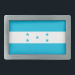Belt gesp met vlag van Honduras<br><div class="desc">Voeg een vleugje Hondurese trots toe aan je garderobe met deze stijlvolle riemgesp met de vlag van Honduras! Deze opvallende riemgesp is ontworpen om zowel een functioneel accessoire als een gedurfde uiting van uw nationale trots te zijn. Het levendige vlagontwerp wordt prominent weergegeven, waardoor het een unieke en zinvolle aanvulling...</div>