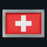Belt gesp met vlag van Zwitserland<br><div class="desc">Voeg een vleugje Zwitserse trots toe aan je kleding met deze stijlvolle gesp met de vlag van Zwitserland! Deze gesp is gemaakt met nauwgezette aandacht voor detail en is meer dan alleen een accessoire; het is een viering van het Zwitserse erfgoed en nationale trots. Het ontwerp toont trots de iconische...</div>