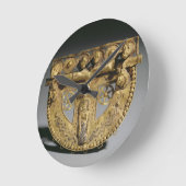 Belt-sluiting met gegranuleerde decoratie, Orienta Ronde Klok (Hoek)