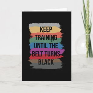 Belt Turns Black Karate Martial Arts Kaart