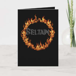 Beltain Vuur Ring Vouwkaart Kaart
