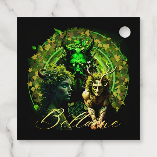 Beltaine Bedankjes Labels (Achterkant)