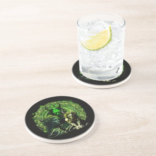 Beltaine Zandsteen Onderzetter (Zijkant)