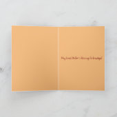 Beltane Blessings in Gold Wenskaart Kaart (Binnen)