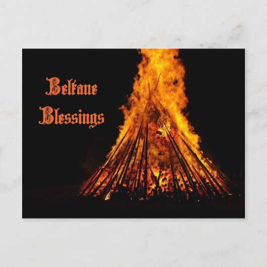 Beltane Blessings Post Card Briefkaart (Voorkant)
