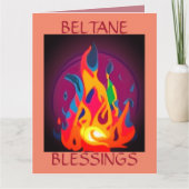 Beltane brand in veelkleurig kaart (Voorkant)