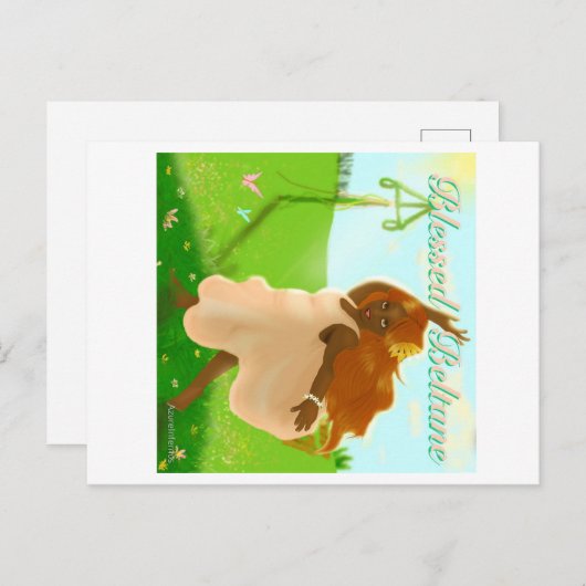 Beltane Briefkaart (Voorkant / Achterkant)