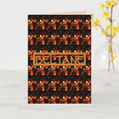 Beltane Embers Wenskaart Kaart (Gele Bloem)