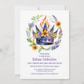 Beltane Fire Crown Summer Floral Sabbat Party Kaart (Voorkant)