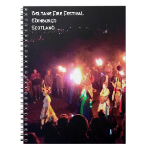 Beltane Fire Festival Processie van de koningin va Notitieboek