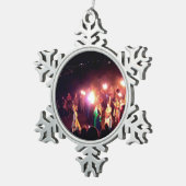 Beltane Fire Festival Processie van de koningin va Tin Sneeuwvlok Ornament (Rechts)