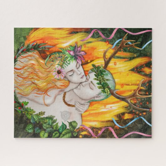 Beltane Fire God and Goddess Legpuzzel (Horizontaal)