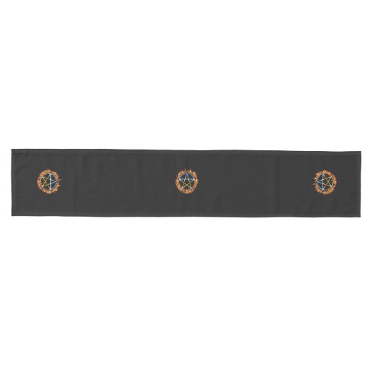 Beltane Fire Pentacle Medium Table Runner Tafelloper (Horizontaal)