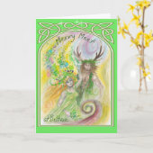 Beltane God en Godin Kaart (Gele Bloem)