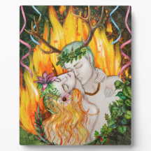 Beltane God & Goddess | Foto Wicca Altar