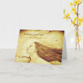 "Beltane Greetings" Kaart (Gele Bloem)