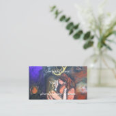 Beltane horned God and Goddess Visitekaartje (Staand voorkant)