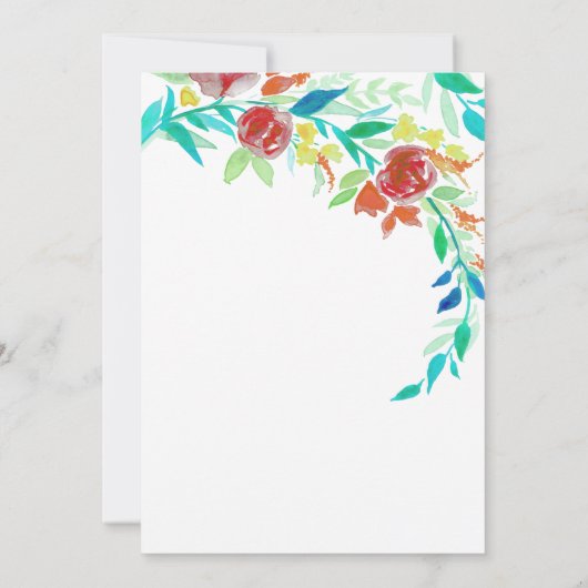 Beltane Maypole Summer Floral Sabbat Kaart (Achterkant)