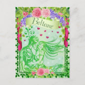 Beltane Pagan Fantasy Art Briefkaart (Voorkant)
