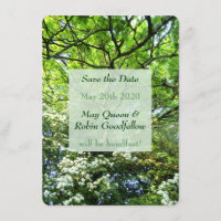Beltane Pagan Handfasting Save the Date Card
