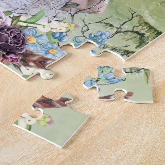 Beltane Sabbat Fire Ritual Scene Wiccan Legpuzzel (Zijkant)