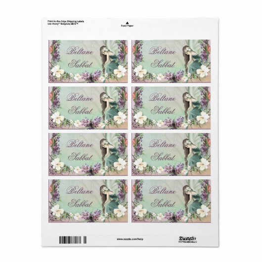 Beltane Sabbat Labels (Full Sheet)