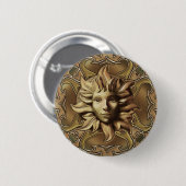 Beltane Sun Sprite-Button Ronde Button 5,7 Cm (Voorkant /achterkant)