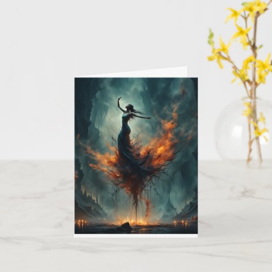 Beltane Zegeningen Kaart (Gele Bloem)