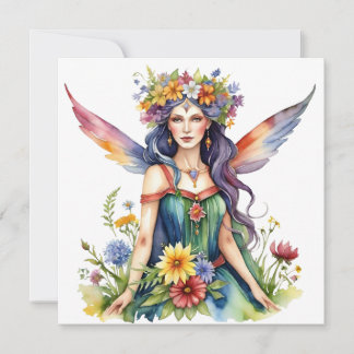 Beltane Zomer Fee Florale Wicca Sabbat  Feestdagenkaart