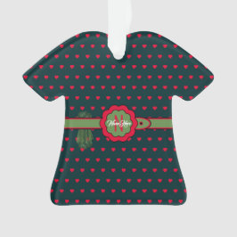 Belted Doll Dress Figurine Christmas T-shirt Ornament